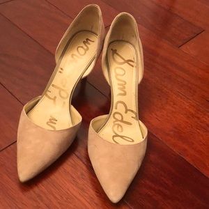 Sam Edelman heel. Tan suede. Size 9.